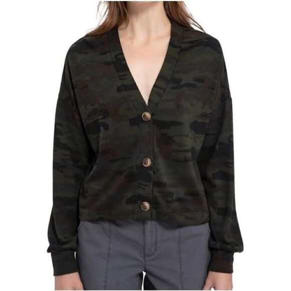 Social Standard by Sanctuary Camo Cardigan | S - Picture 1 of 5